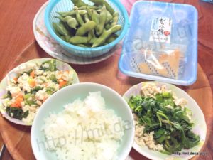 2018年6月21日、昼食