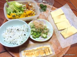 2018年6月23日、夕飯