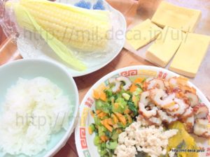 2018年6月28日、昼食