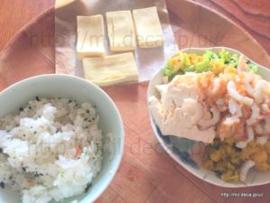 2018年6月30日、昼食