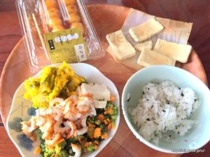 2018年7月2日、昼食