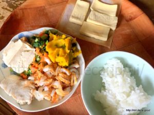 2018年7月3日、昼食