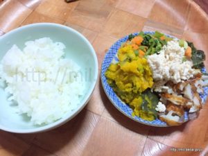 2018年7月4日、夕食