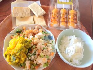 2018年7月9日、昼食