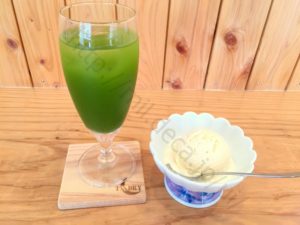 醤油アイスクリーム、アイスグリーンティー