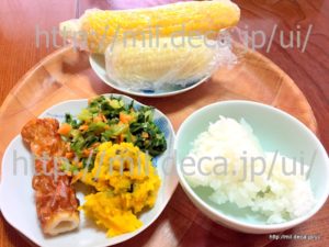 2018年7月13日、夕食