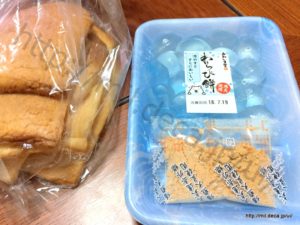 2018年7月17日、間食、おやつ、パンの耳→NG、わらび餅