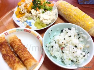 2018年7月20日、昼食