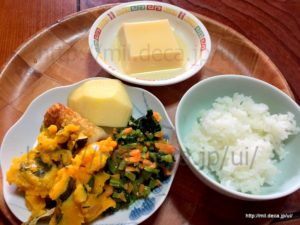 2018年7月22日、朝食