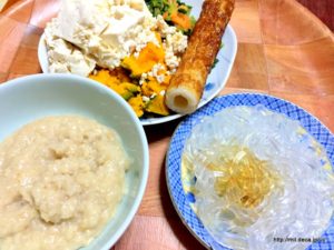 2018年7月25日、夕食