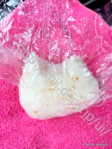 2018年7月29日、昼食、おにぎり