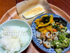 2018年7月29日、夕食